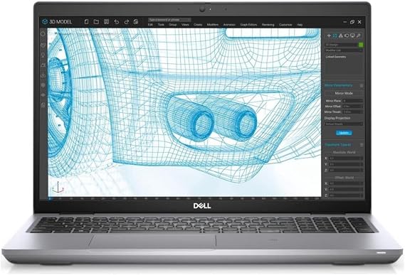 Dell Precision 3561 15.6インチワークステーションノートパソコンリニューアル版。 | 16GB RAM、512GB SSD、Nvidia