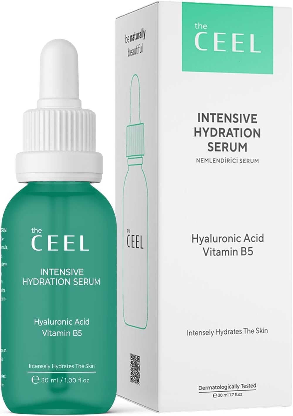 The Ceel Intensive Moisturizing and Repairing Serum Hyaluronic Acid, Sodium Pca, Panthenol B5 Effective 30 ml