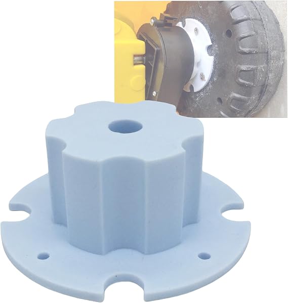 2Pcs Gearbox Extension Adapter Rubber Tire Upgrade for Ride On Car