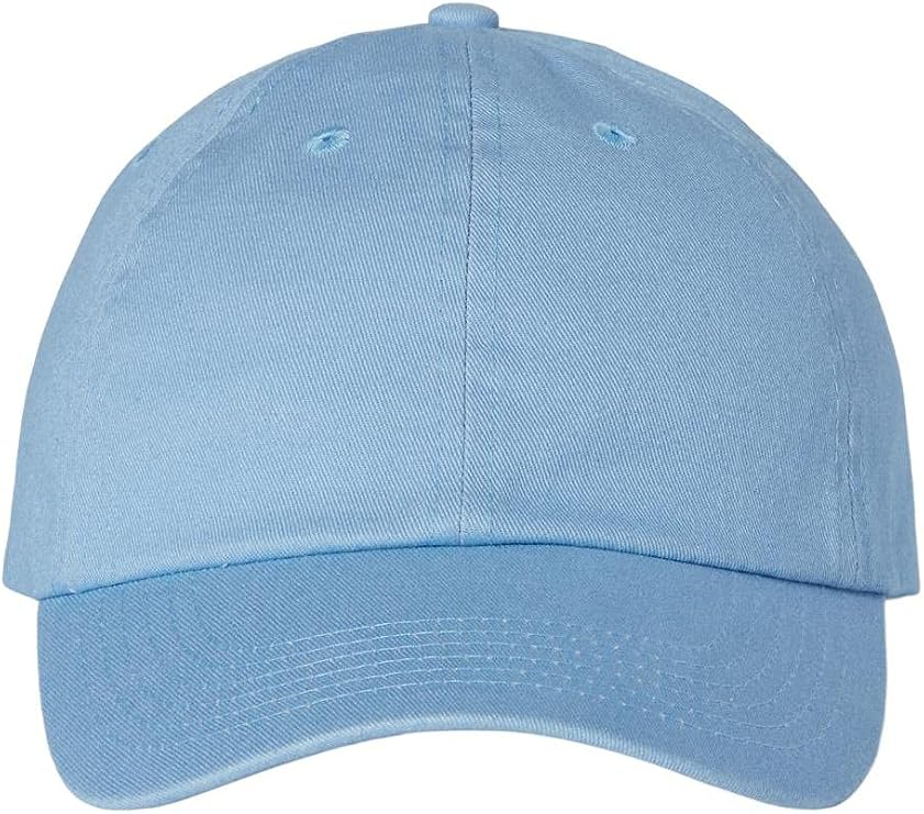 Valucap - Adult Bio-Washed Classic Dad Hat - VC300A - Adjustable - Sky Blue