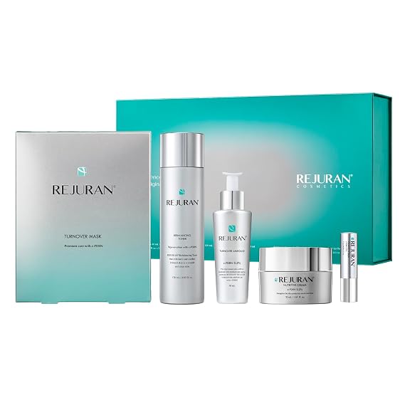 REJURAN Total Aesthetic Set, c-PDRN Korean Skincare Gift Set, 5 Pieces