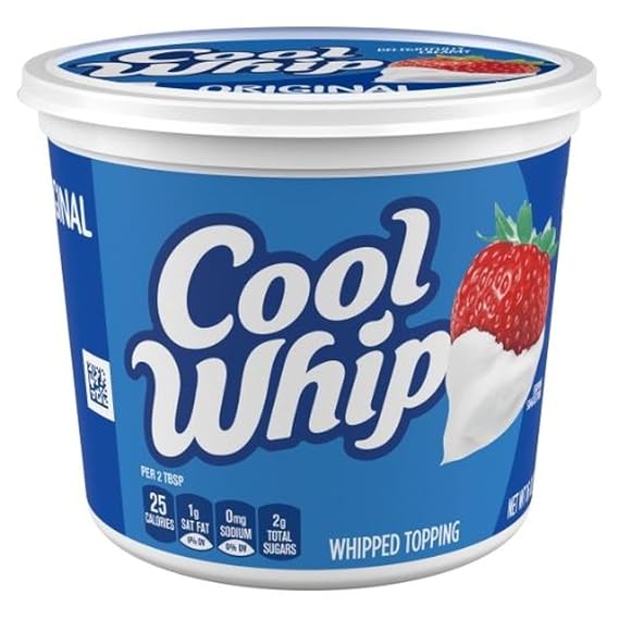 Kraft Cool Whip Original Frozen Whipped Topping, 16 oz Tubs (Pack of 12)