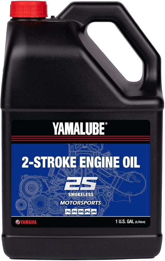 Yamaha Yamalube 2S 2-Stroke Semi-Synthetic Blend Engine Oil- 1 Gallon, #LUB-2STRK-S1-04