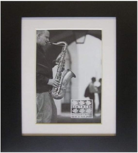 Sixtrees Metro Frame, 4 by 6-Inch, Matted Black