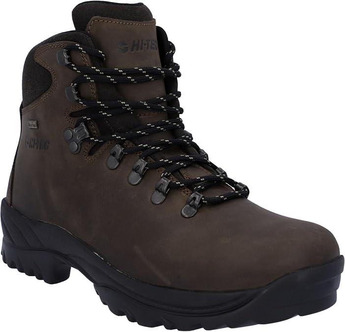 Hi-Tec Mens Ravine Grain Leather Ankle Boots