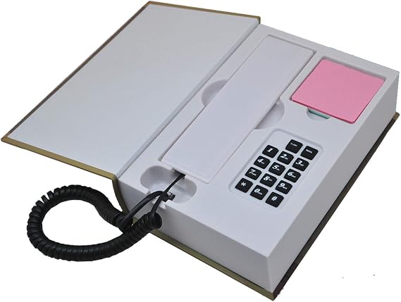 Fixed Phone, Wired Phone with Chinese Book Cover, This Product Can Be Given As A Gift to Friends or Respected People, Suitable for Home, Office, Hotel Use or Collection (#1)