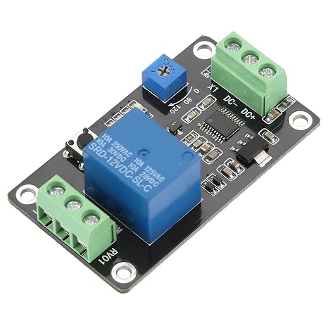 Delay Timer Relay Self Locking Delay On Off Time Switch DC 12V