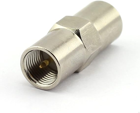 DGZZI 2-Pack FME Male to FME Male RF Coaxial Adapter FME Coax Jack Connector