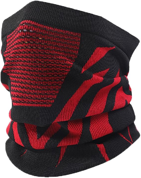 Winter Ski Neck Warmer with Face Cover - Windproof Thermal Neck Gaiter for Men & Women, Cold Weather Outdoor