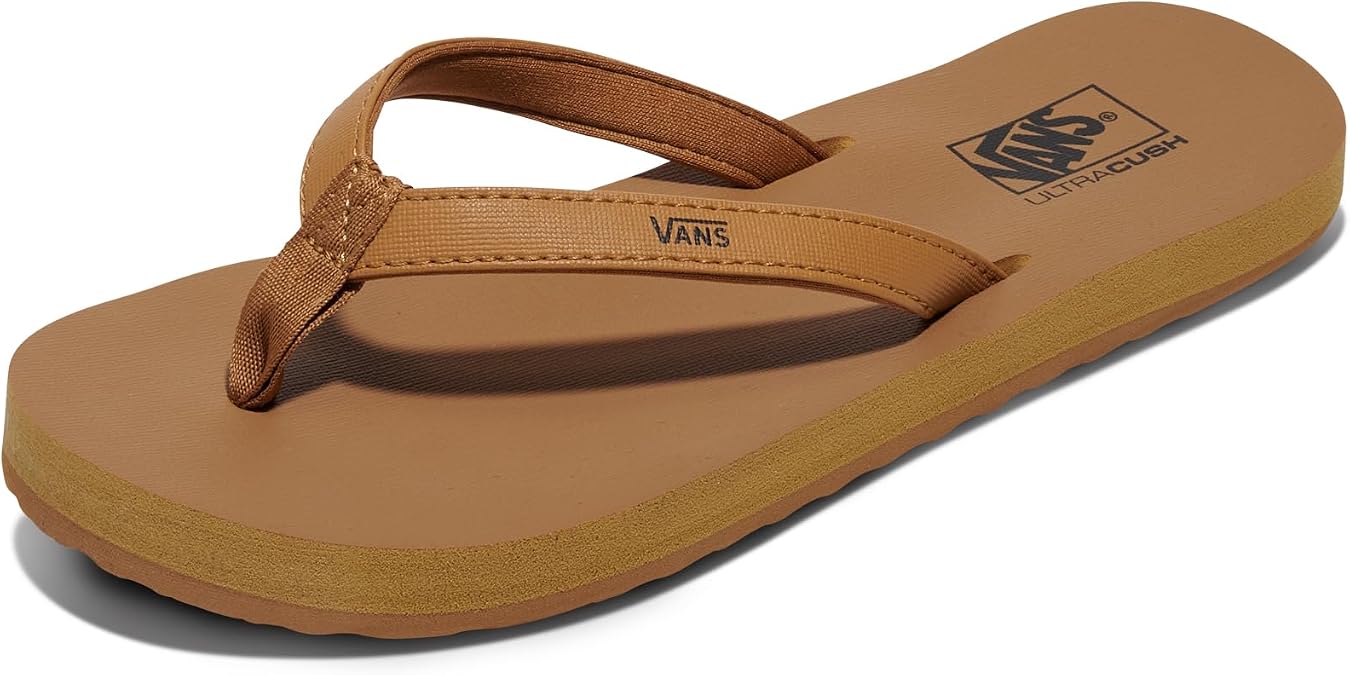 Vans Women's Mte Soft-top Flip Flop - Memory Foam Sandals With Cushioned Anatomical Arch Support