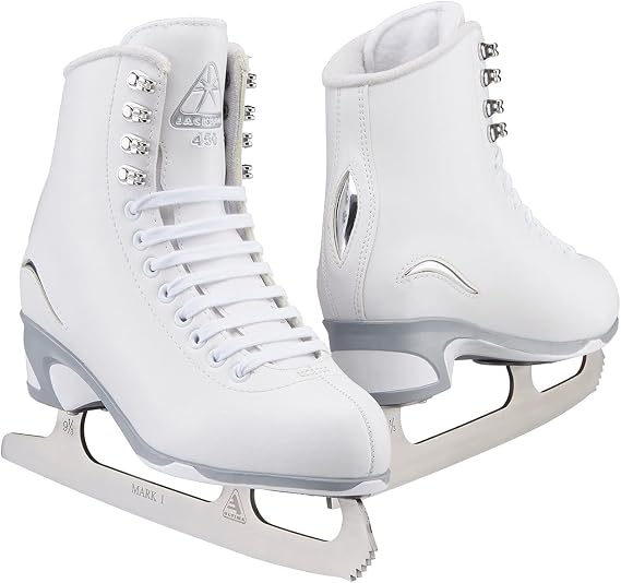 Jackson Ultima Finesse Figure Ice Skates for Women, Girls in White Color