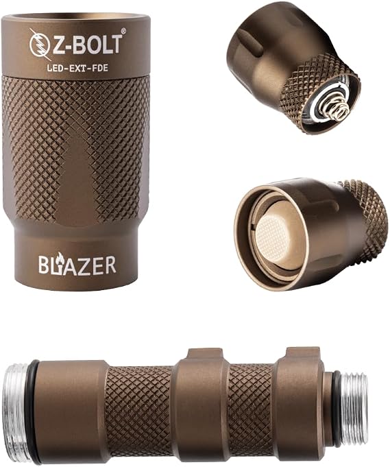LED Light Head, 18650 Body & Clicky-Style Tailcap Bundle (FDE)