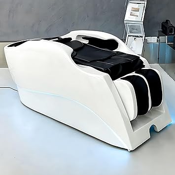 Shampoo Bed - Massage Table with White Simple Fashion Ambient Light, Head Spa Equipment and SPA Shampoo Bed Includes Smart Full-Body Massage,Fumigation,Water Cycle