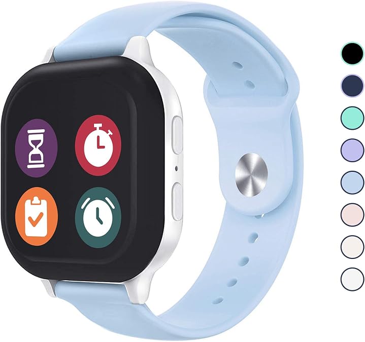 NewJourney 20mm Soft Silicone Band for Gizmo Watch 3/2/1 & Gabb Watch | Quick Release, Comfortable & Durable The Ideal Replacement Strap for Kids' Smartwatches