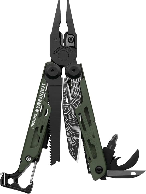 Leatherman Signal Multitool - Green Topo Blade