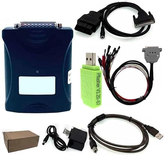 SM2 P/RO J2534 V1.21.22 Updated OBD1 Diagnostic Tool - 67-in-1 Program Read/Write Scanner with Dongle-SM2 PRO US Standard with 2 dongles