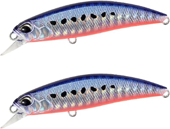 2 Pcs Mini Sinking Minnow Fishing Bait 60mm 6.5G Wobbler Bait Jerkbaits Peche Artificial Bait for Trout Bass Carp Fishing Sinking Lures