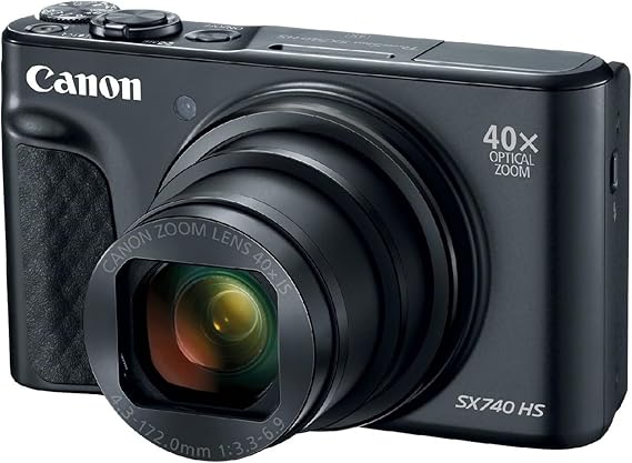 Canon Powershot SX740 HS Digital Camera (Black) | 20.3MP CMOS image sensor DIGIC 8 image processor Continuous