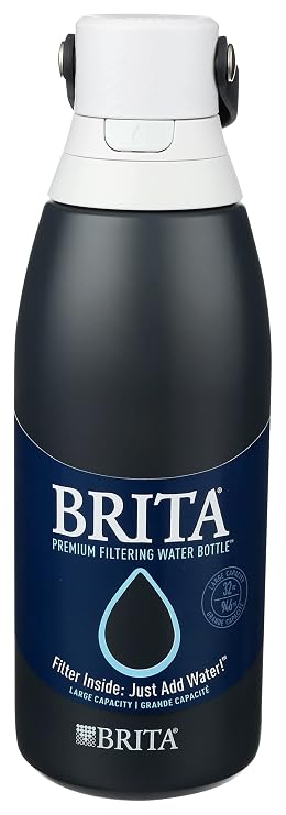 BRITA Brita Stainless Steel Water Bottle with Filter Carbon 32oz, 1 EA