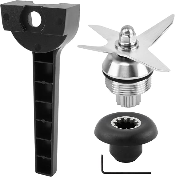 Blade Replacement Parts,Compatible with Vitami 64oz 32oz Container | Blade Replacement Assembly with Wrench & Drive Sockaet Removal Tool Kit,Accessories for Vitamix,Easy to Install