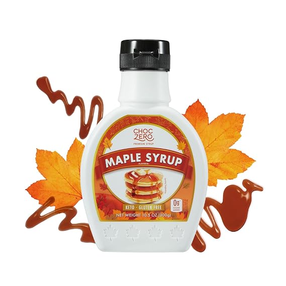 ChocZero Sugar Free Maple Syrup, 10.5 oz Bottle