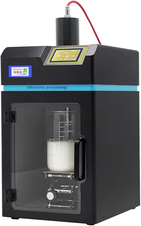 CGOLDENWALL 2 in 1 Ultrasonic Homogenizer Sonicator Processor Lab Cell Disruptor Mixer Analysis of Ultrasonic Processor CE 100-240V 24KHz Integrated (2000W, 50mL-3000mL)