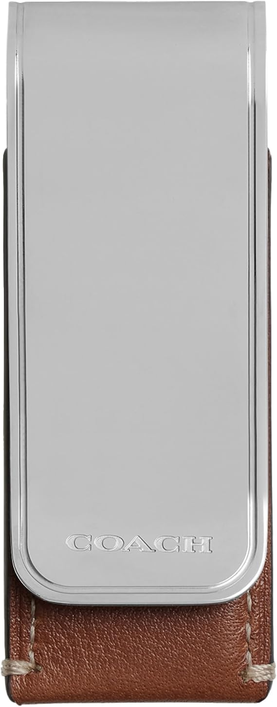 Money Clip in Natural Full-Grain Leather