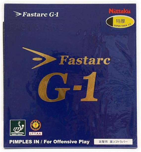 Nittaku NR8702 Fastakk G-1 Table Tennis Rubber Soft Back Tension