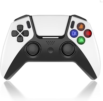 arVin Mobile Gaming Controller for PS4PS3PCiPhoneAndroid Wireless Gamepad Joystick with Phone Holder for iPhone 15141312, iPad, iOS, MacBook, Samsung Galaxy, TCL, One Plus, Tablet, COD, Steam
