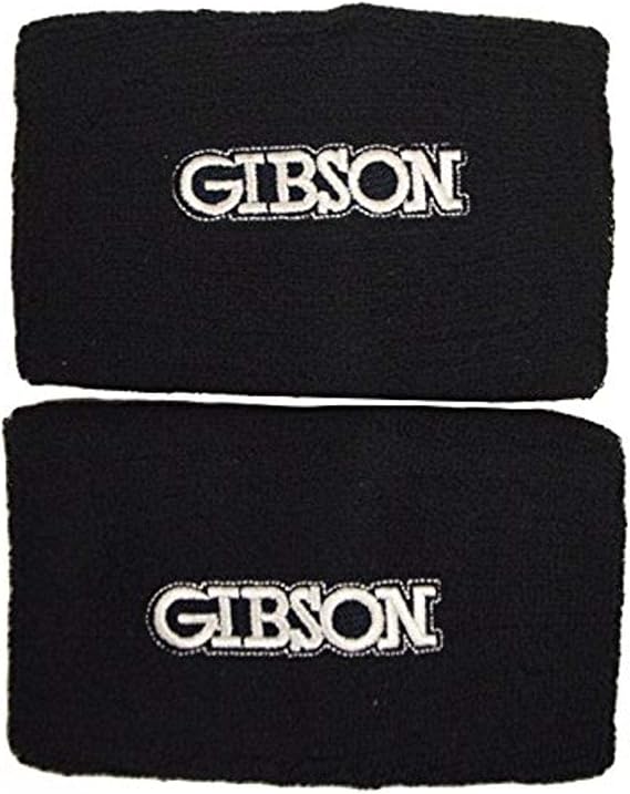 Gibson Athletic Gymnastics Wristbands | Thick Cotton Wrist Sweatband Under Grips for Sweat Absorption - Enhanced Wrist Protection, Joint Support & Comfort During Training & Performances - White