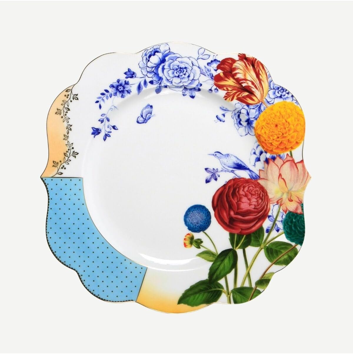 Pip Studio Royal Blue Porcelain Dinner Plate 28 Cm