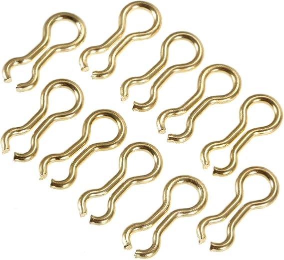 HUIOP 200PCS Brass Sinker Wire Eye for DO-IT