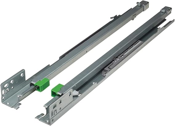 Brixwell QIKI-003 Grass Maxcess Undermount Slide, Full Access, 75 lbs. 21" 22 3/4" 7513-16/545/533 21" Length Pair