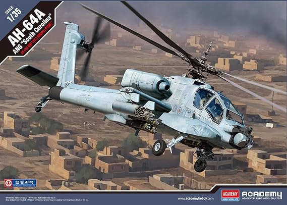 Academy 1/35 US Army AH-64A Apache South Carolina ANG Plastic Model 12129