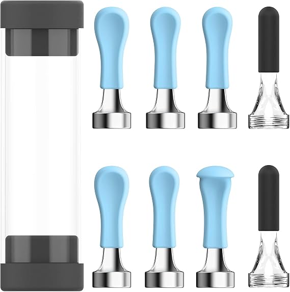 Premium Silicone Ear Cleaning Tips 8-Piece Replacement Set for Bebird Ear Endoscopes | Spiral, Scoop & Brush Attachments with Travel Case