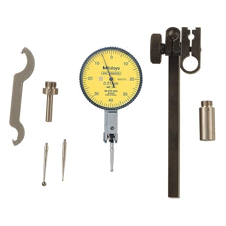 Mitutoyo 513-404T, 0.01mm X 0.8mm Horizontal Test Indicator Set, 0-40-0