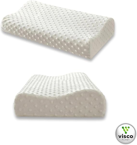 Visco Ortopedik Çocuk Yastığı Boyun Destekli Terletmeyen Ergonomik Uyku Yastığı