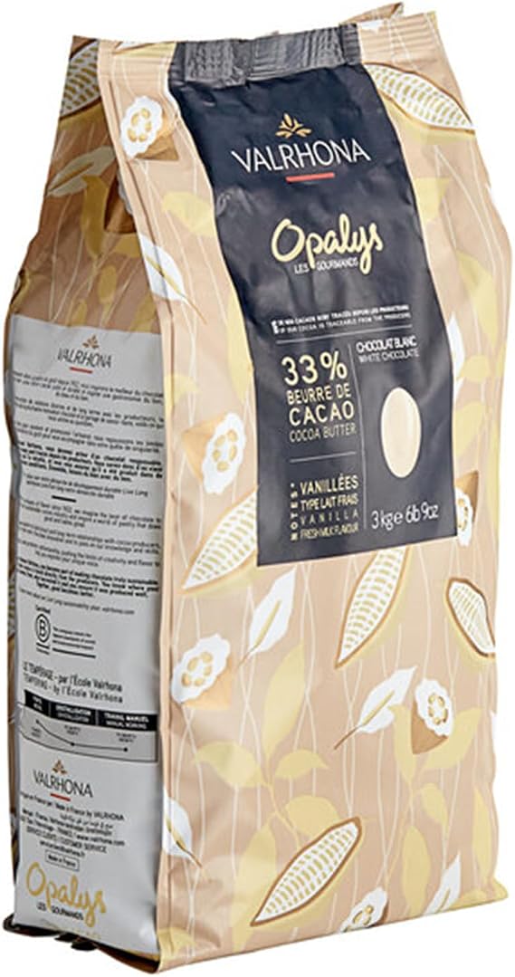 Opalys 33% White Chocolate Feve 6.6 lb. WS-999VAL8118-NF