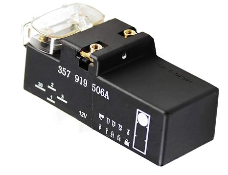 3A0919506 Engine Cooling Fan Control Switch Relay Module for Volkswagen Jetta Golf Passat 1.9L 2.0L 2.8L