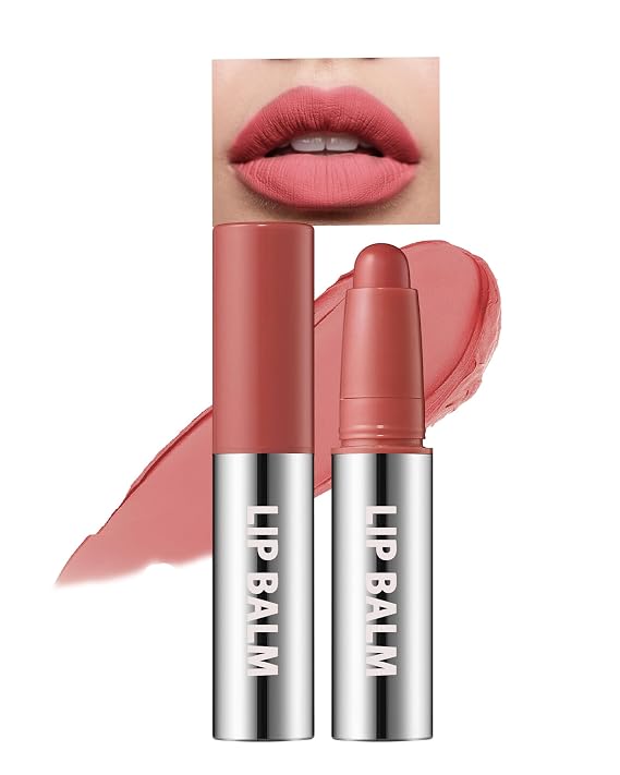 Rose Pink Matte Lipstick, Velvet Lip Stain, Waterproof Lipstick for Women