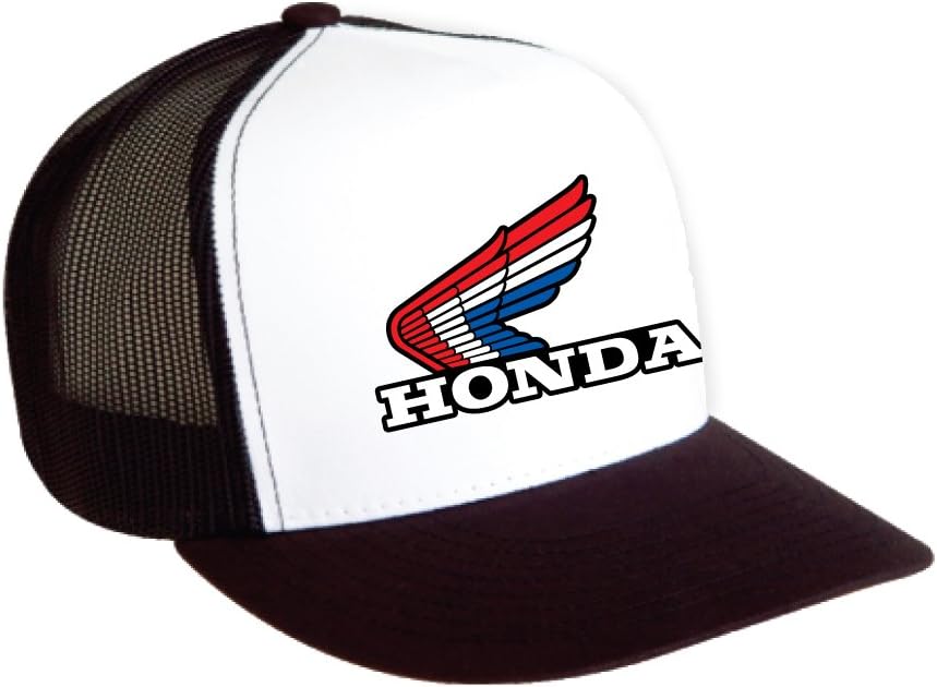 Factory Effex 18-86302 Honda Vintage Snapback Hat BlackWhite, One Size