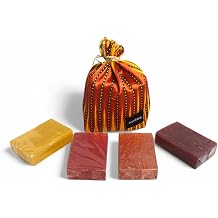 Ottoman Sultan 4-Piece Soap Set - Mango, Strawberry, Tangerine, Blackberry - With Sultan's Pouch