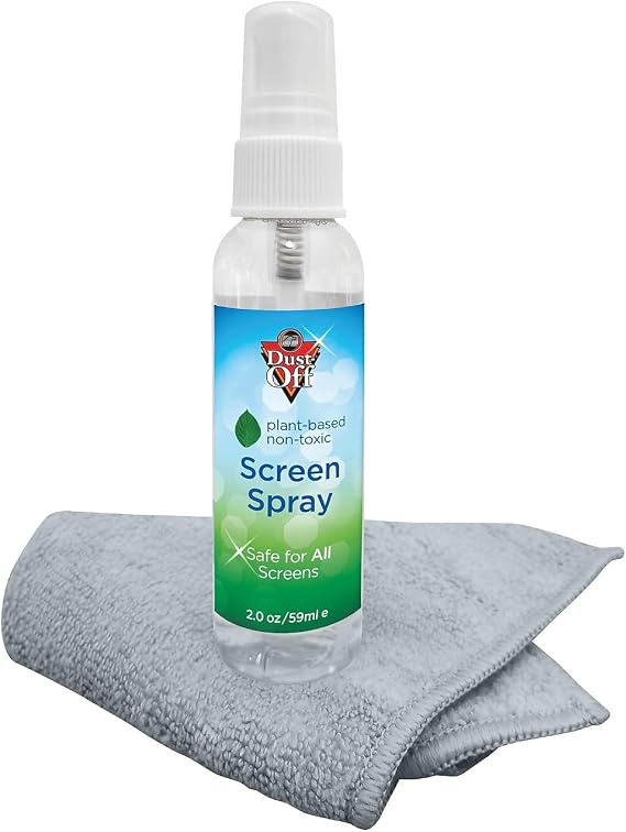 Laptop Computer Cleaning Kit, 50ml Spray/Microfiber Cloth