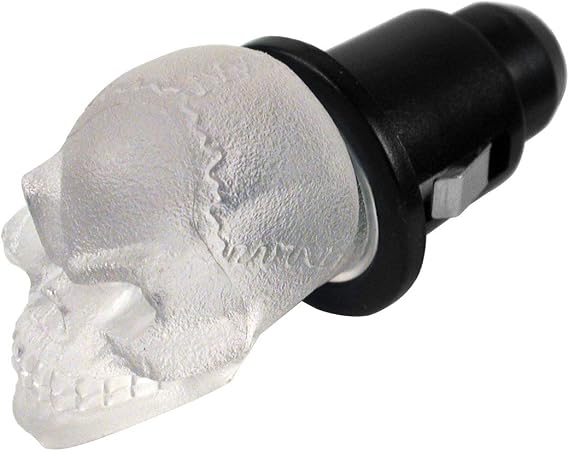 Custom Accessories 16500 Skull Dash Glow Light , White