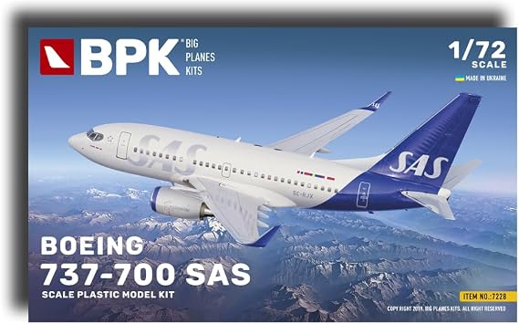 BPK 7228 1/72 737-700 SAS Big Plane Kits