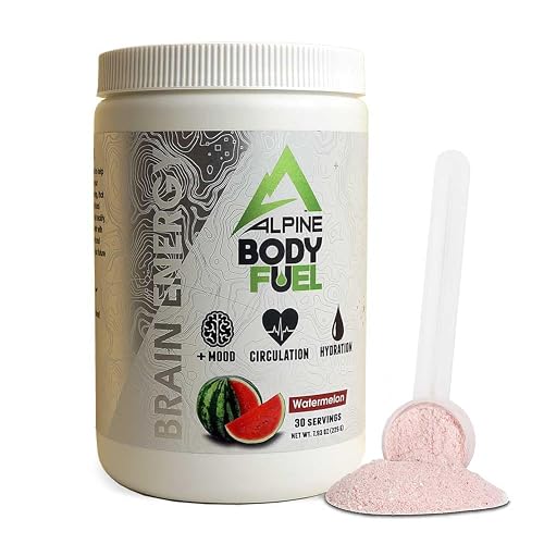 Body Fuel Focus  Energy - Great Tasting Supplement Made to Enhance Focus and Provide Energy Without The jitters. 30 Scoop Tub, Watermelon