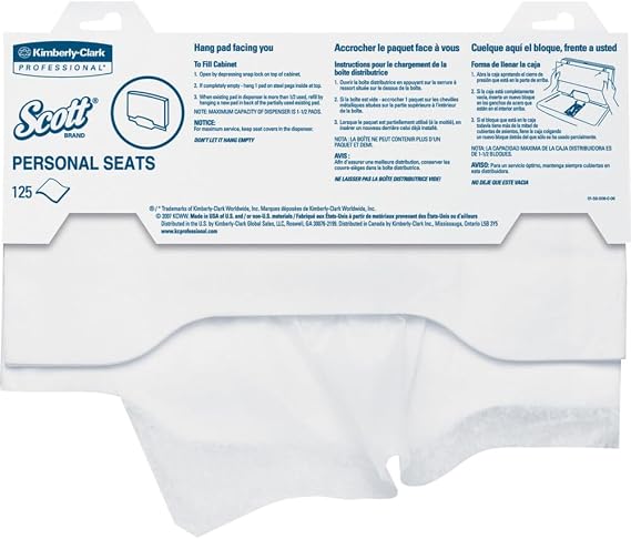 KCC07410PK - Personal Seats Sanitary Toilet Seat Covers