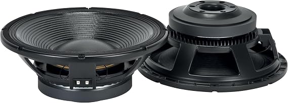 RCF-LF15X401 18-inch Transducer Woofer 4" Fiberglass Inside Outside Copper Voice Coil 1500Wrms 3000 Watts Max Dual Forced Hyperventing System 8-Ohm
