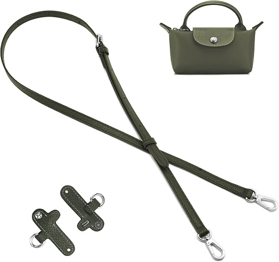 DEVPSISR Leather Strap Suitable for Longchamp Handbag,Crossbody Adjustable Shoulder Strap Conversion Kit
