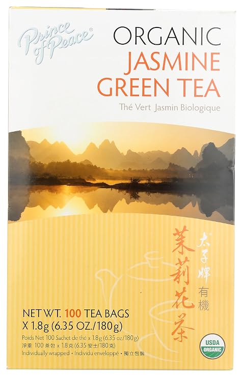 Prince of Peace Organic Jasmine Green Tea 100 ct